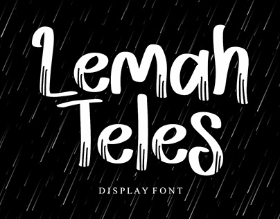 Lemah Teles - Display Font