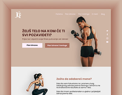 Web design - fitness