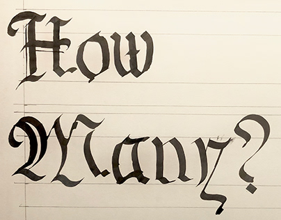 Lettering Exercise