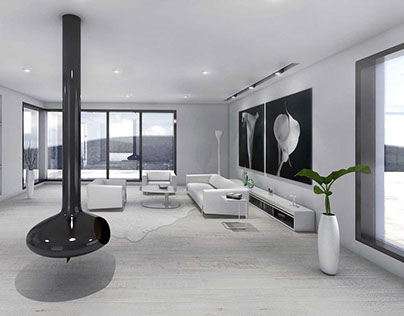 Living room - interior design