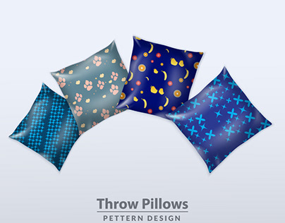 pillows pettern design template