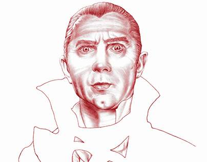 Project thumbnail - Pencil Portrait of Bela Lugosi as Count Dracula