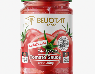 Tomato Sauce Label Packaging