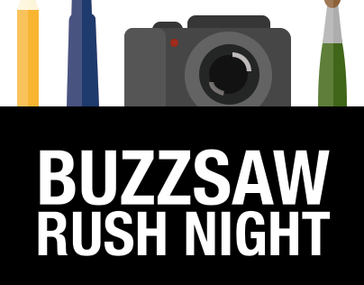 Buzzsaw Rush Night Poster Fall 2015