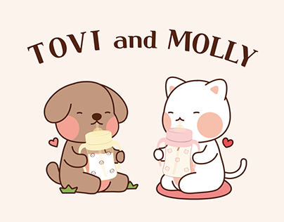 Toby & Molly -Brand Character