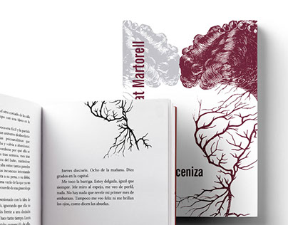 Diseño editorial de libro "La última ceniza"