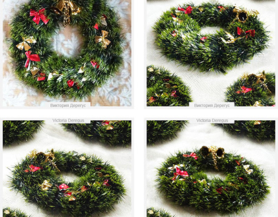 SUSAN - Christmas Circle. 3D Interior Festive Decor