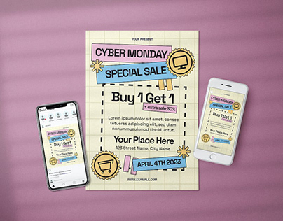 Cyber Monday Sale - Flyer Media Kit