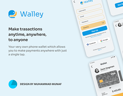 Walley - A banking app for one-click transactions
