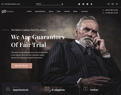 Corporate Website for Law Firm