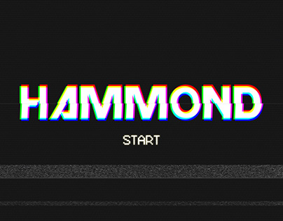 Hammond VHS style Logo