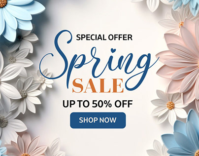 Spring Offer/ sale for advertising post (editable)