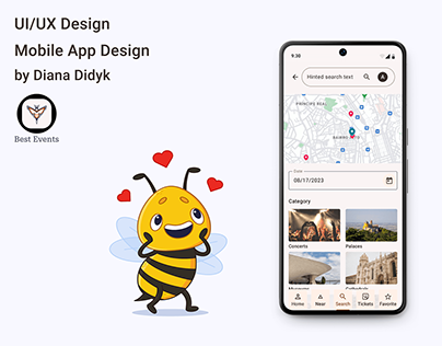 Mobile App "Bee&BestEvents"