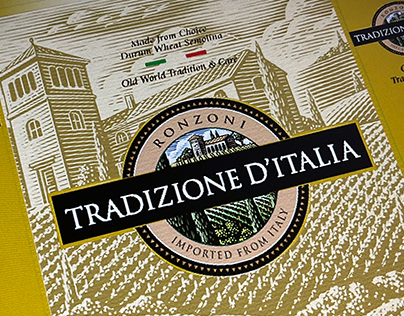 Ronzoni Pasta Labels Illustrated by Steven Noble