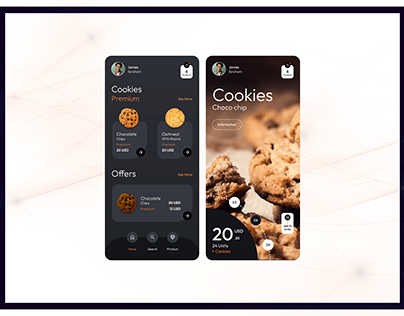 Cookies App Design Sample