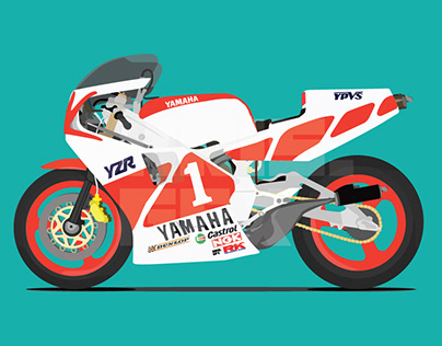 Vector Art :: Yamaha YZR 500