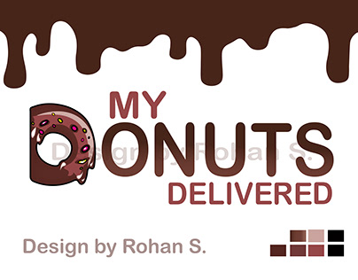 Logo Design For My Donuts Delivered