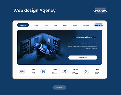 Web Design Agency Landing Page - UX/UI Design