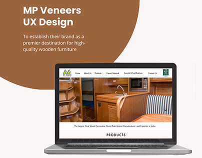 MP Veneers- Wooden Furniture Website