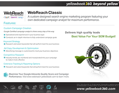 Yellowbook WebReach Sales Aid