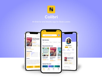 Colibri. Mobile App for Book Lovers