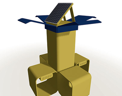 solar charging station concept
