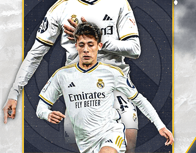 Arda Güler Real Madrid Matchday Poster Design