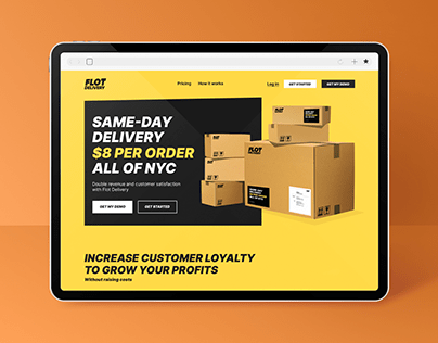 Brand Identity and Website for FLOT Delivery