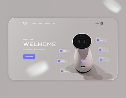 WelHome | Smart home | Landing page