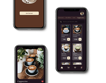 The Happy Cup coffee delivery app