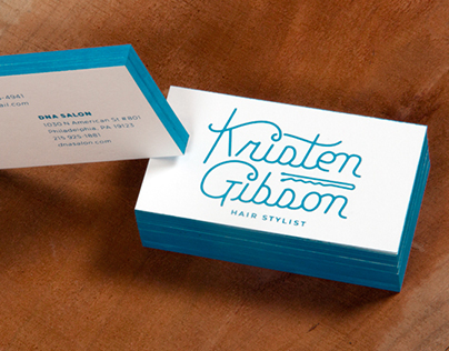 KG Screen Printed Business Cards