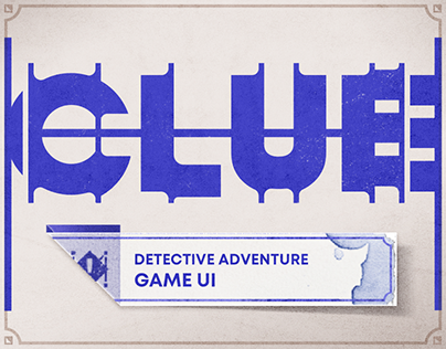 Detective Adventure Game UI