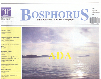 Bosphorus Art Magazine, June 2013
