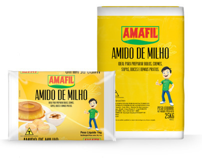 Embalagem Amido de Milho Amafil - Packaging