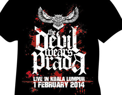 The Devil Wears Prada Live in Kuala Lumpur T Shirt