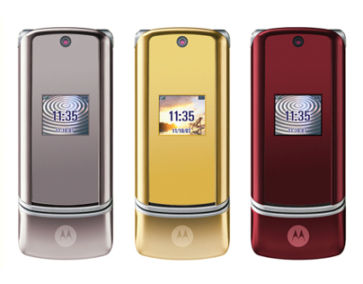 Motorola K1 KRZR – Color Ways