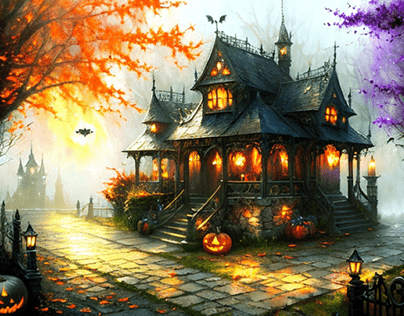 Eerie Halloween Design: Spooky Graphics & Motion Art