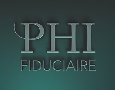 PHI Fiduciaire - logo design