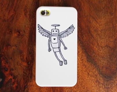 Angelbot iPhone case