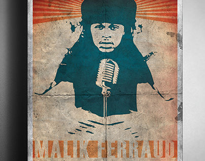 Malik Ferraud South By Southwest Concert Poster