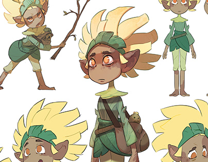 Dandelion character design