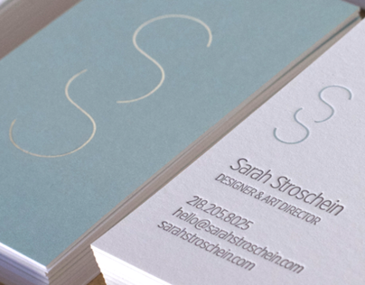 Sarah Stroschein Branding & Business Cards