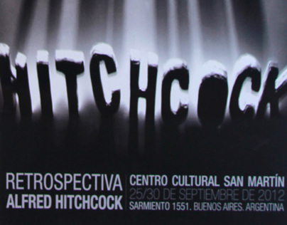 Afiche de Cine: Retrospectiva Alfred Hitchcock