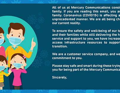 Mercury Corona Virus Mailshot