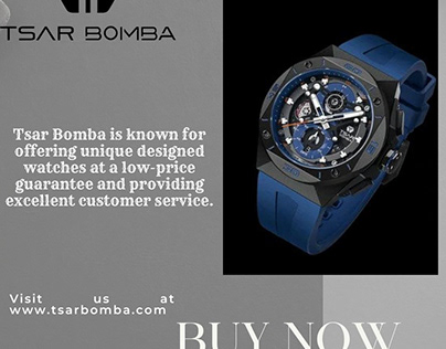 Buy Best Luxury Men's watches- Tsar Bomba