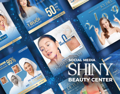 shiny beauty center social media post