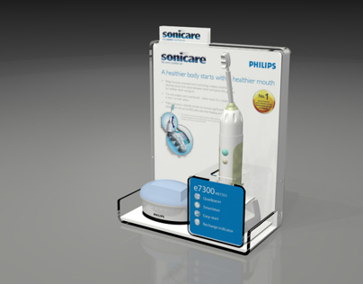 Modular Retail Displays - Sonicare Toothbrush & Shavers