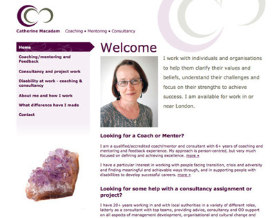Catherine Macadam website
