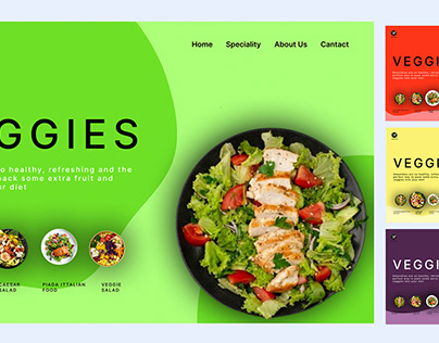 veggies website design