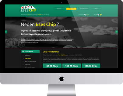 Poker Chip Web Design